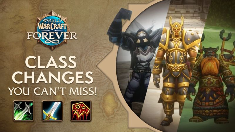 Warrior, Shaman és Rogue a WoW Foreverben